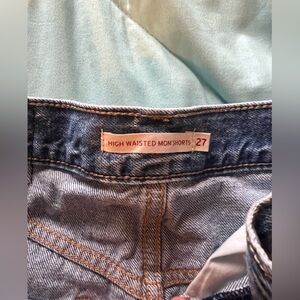 Levi’s high waisted mom shorts